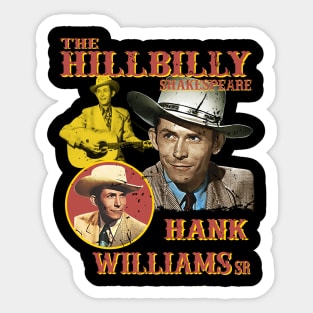 Vintage Hank Shakespeare Music Setup Sticker